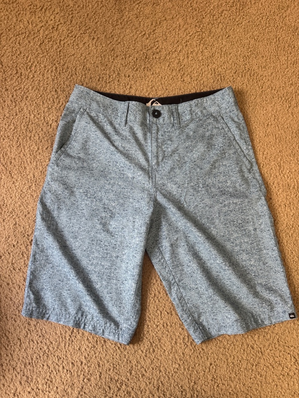 Quiksilver Heather Gray Men's Hybrid Shorts